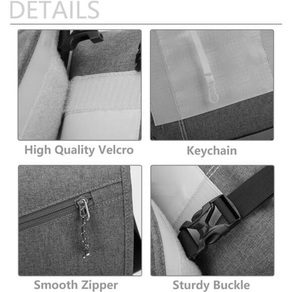 15.6 Inch Messenger Bag for Men/Women Crossbody Travel Satchel Bags Laptop Bag - Picture 6 of 7